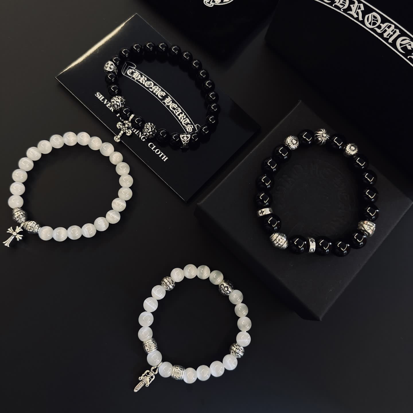 Chrome Hearts Beaded Bracelets Set